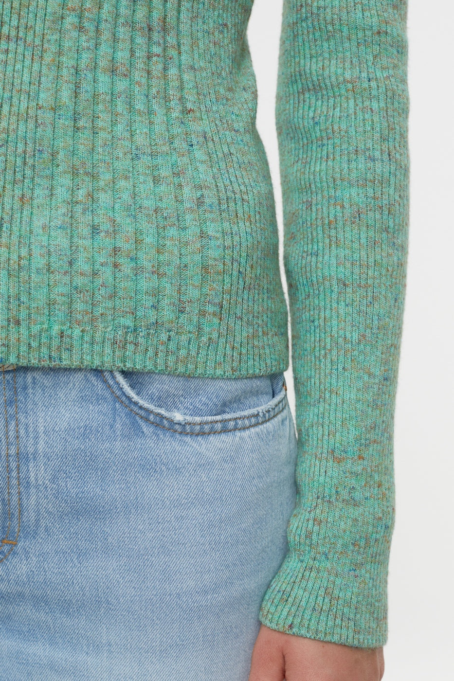 Long Sleeve Crew Neck - Green Kick - Women