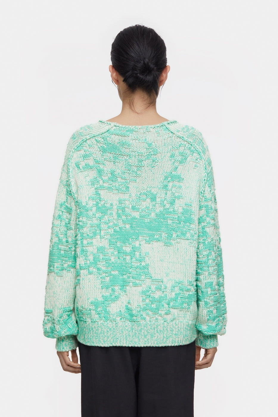 Crew Neck Long Sleeve - Green Kick - Mujer