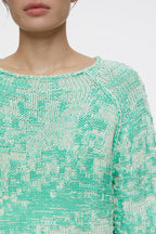 Crew Neck Long Sleeve - Green Kick - Mujer