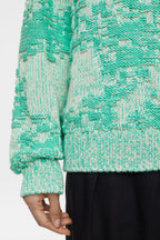Crew Neck Long Sleeve - Green Kick - Mujer
