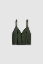 Knit Bra - Green Weed - Mujer