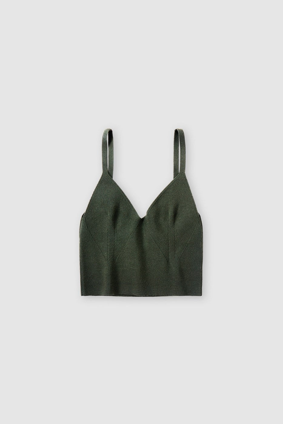 Knit Bra - Green Weed - Mujer