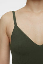 Knit Bra - Green Weed - Mujer