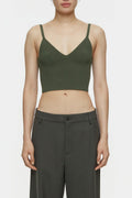 Knit Bra - Green Weed - Mujer