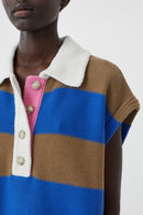 Sleeveless Polo - Ecru - Femme