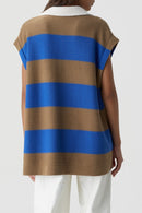 Sleeveless Polo - Ecru - Femme