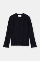 Crew Neck Long Sleeve - Black - Femme