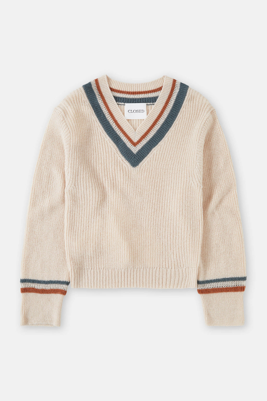 Deep V-Neck - Albicocca - Mujer