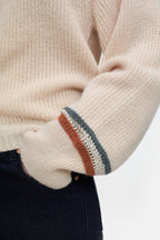 Deep V-Neck - Albicocca - Mujer