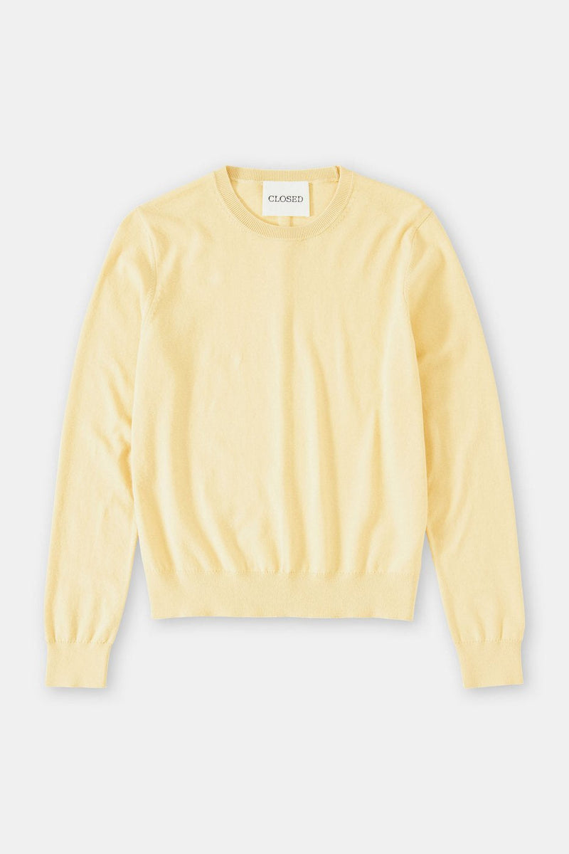 Slim Crewneck - Calamatta Yellow - Femme