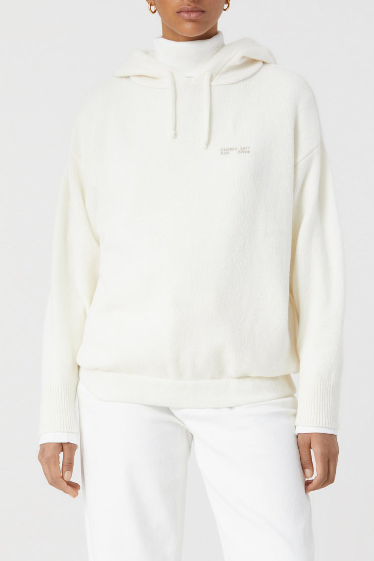 Hoody Manga Larga - Ivory - Mujer
