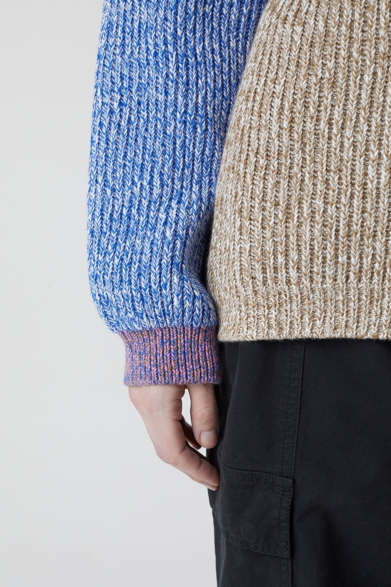 V Cardigan Long Sleeves - Multi Colour - Femme