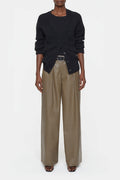 V Cardigan Long Sleeve - Black - Mujer