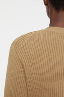 V Cardigan Long Sleeve - Dried Tabaco - Women
