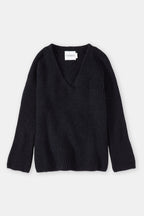 Closed - V Neck Long Sleeve - Black - Women