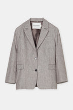 Oversized Blazer - Chilly Chocolate - Women