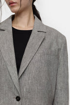Oversized Blazer - Chilly Chocolate - Women