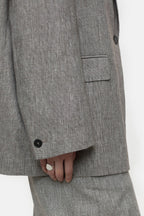 Oversized Blazer - Chilly Chocolate - Women