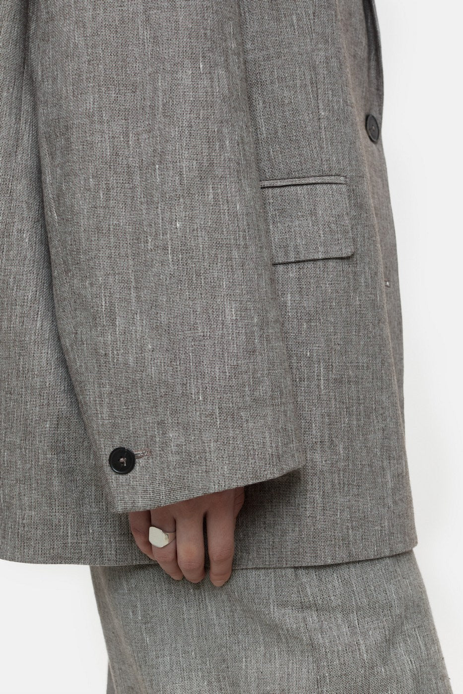 Oversized Blazer - Chilly Chocolate - Women