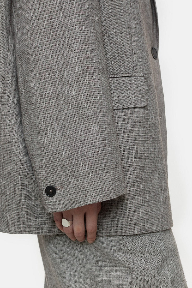 Oversized Blazer - Chilly Chocolate - Femme