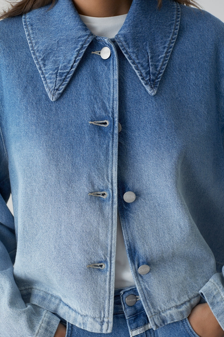 Veste Courte - Mid Blue - Femme