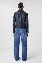 Chaqueta De Motorista - Black - Mujer