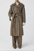 Gabardina de piel - Old Pine - Mujer