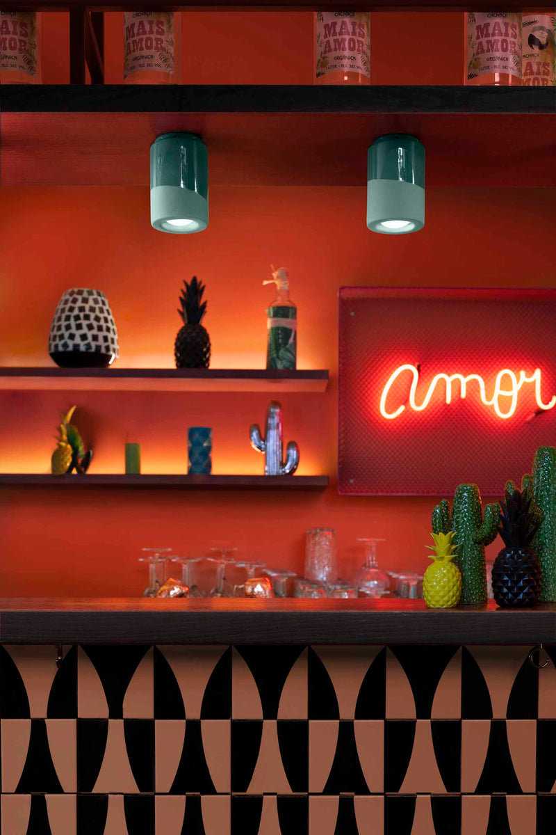 Plafonnier Pi - Vert Bouteille