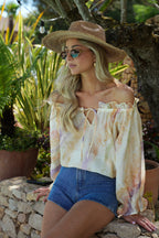 Blouse Col Bardot Angella - Pastel