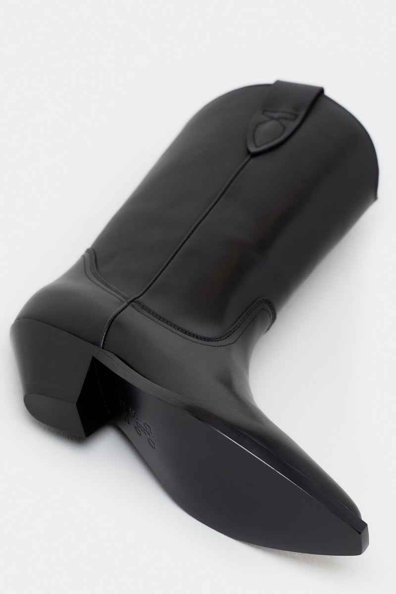 Western Boot - Black - Femme