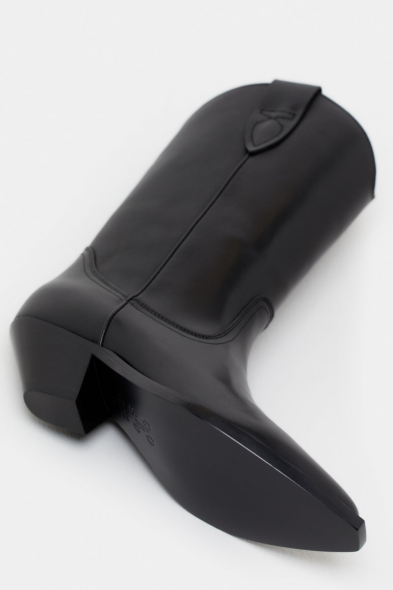 Western Boot - Black - Femme