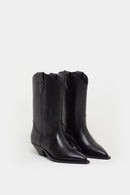 Western Boot - Black - Femme