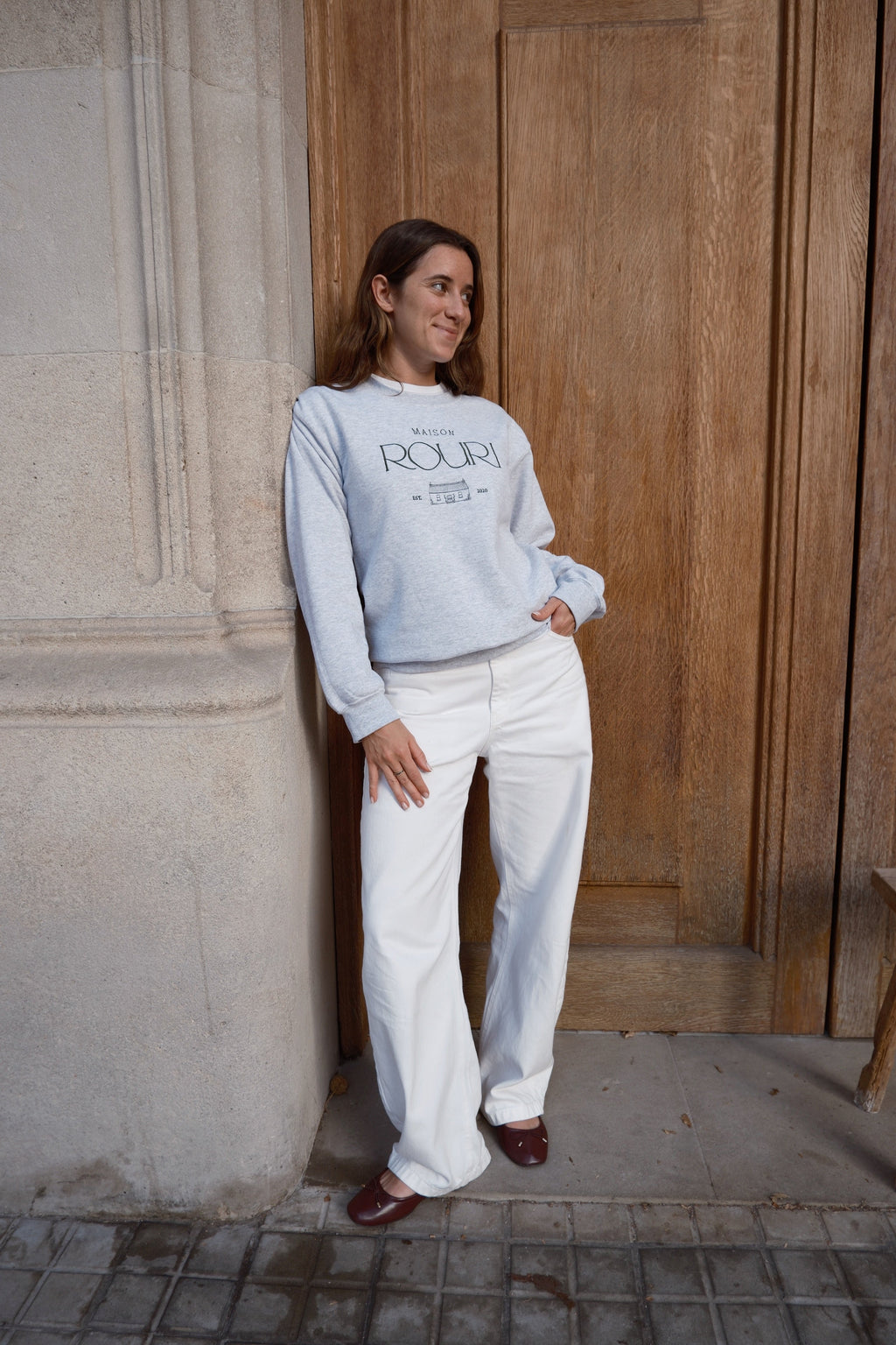 Rouri Grey Sweatshirt