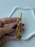 Broche Monet Vintage - Follaje Dorado