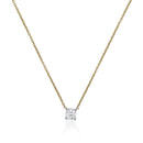 "Brilliant Love" Necklace, 0.33/1 diameter, 18k Yellow Gold (750/1000)