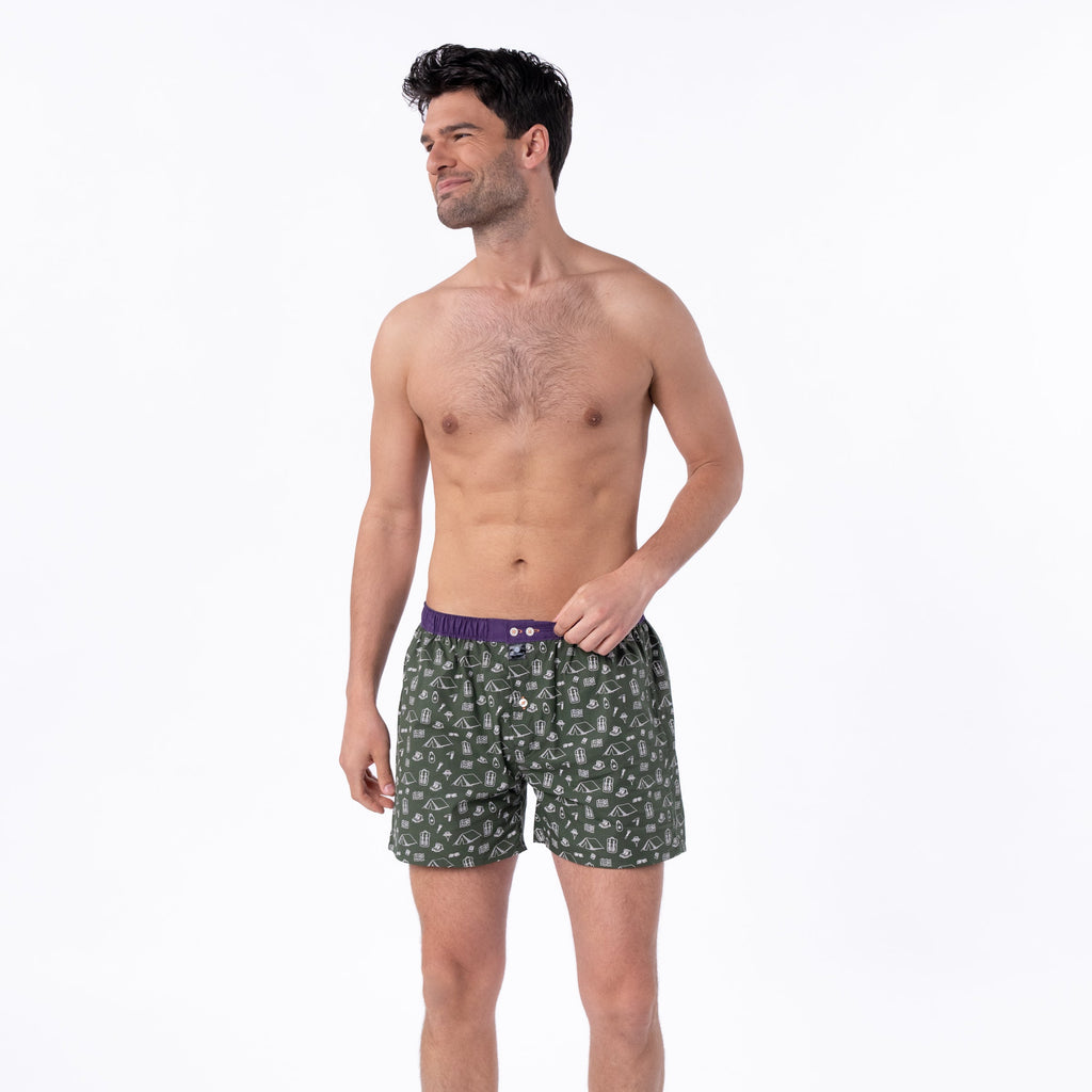100% Organic Cotton Boxer Shorts - Camper