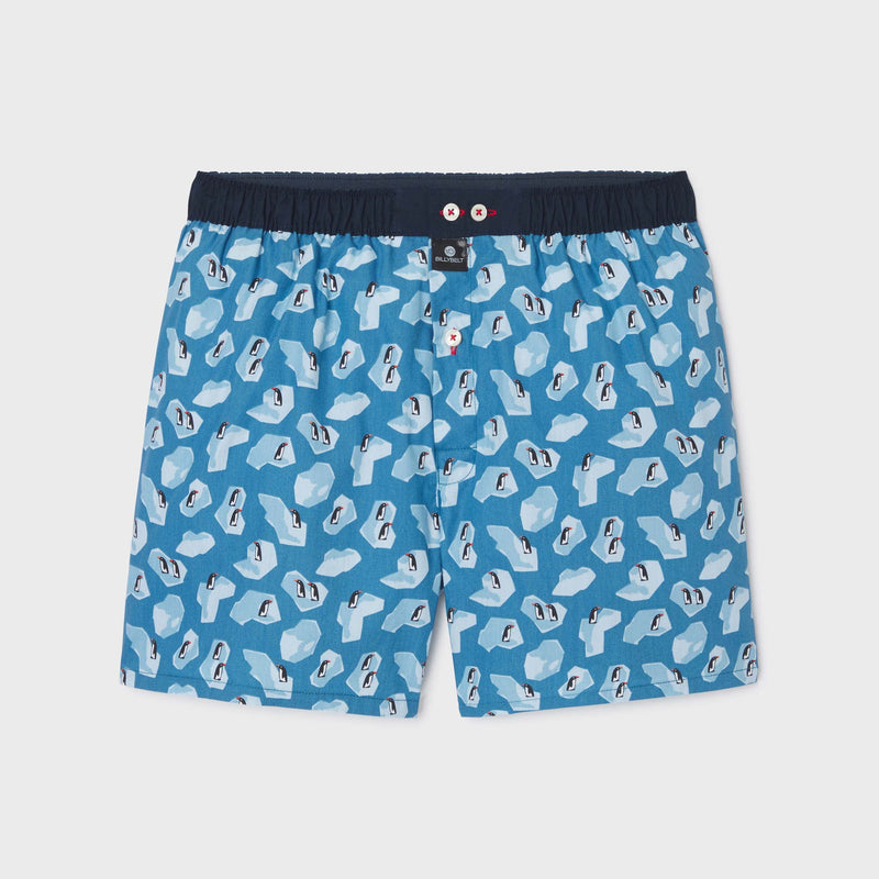 100% Organic Cotton Boxer Shorts - Penguin