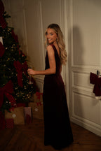 Ema Red - Velvet Dress