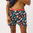 Boxer Shorts In 100% Organic Cotton - Abstract Geometry