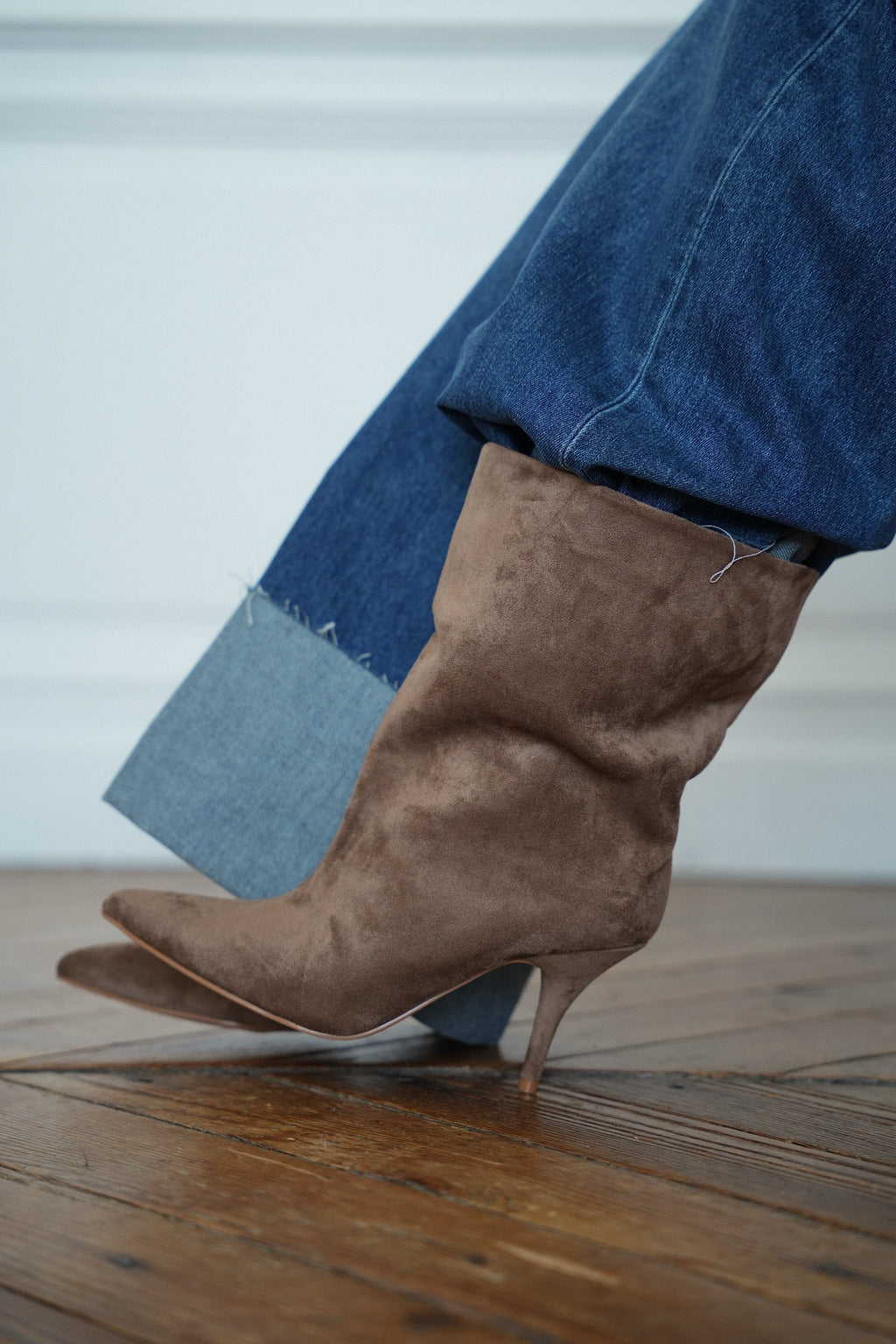 Bottines À Talons - Cassie Taupes