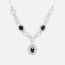 Collier "Cendrillon" D1,11/168 S1,5/3 - Or Blanc 375/1000