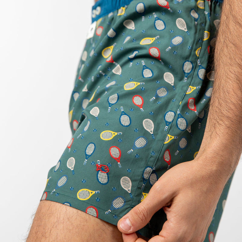 Boxer Shorts In 100% Organic Cotton - Wimbledon