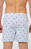 Caleçon Coupe Francaise Bleu - Homme