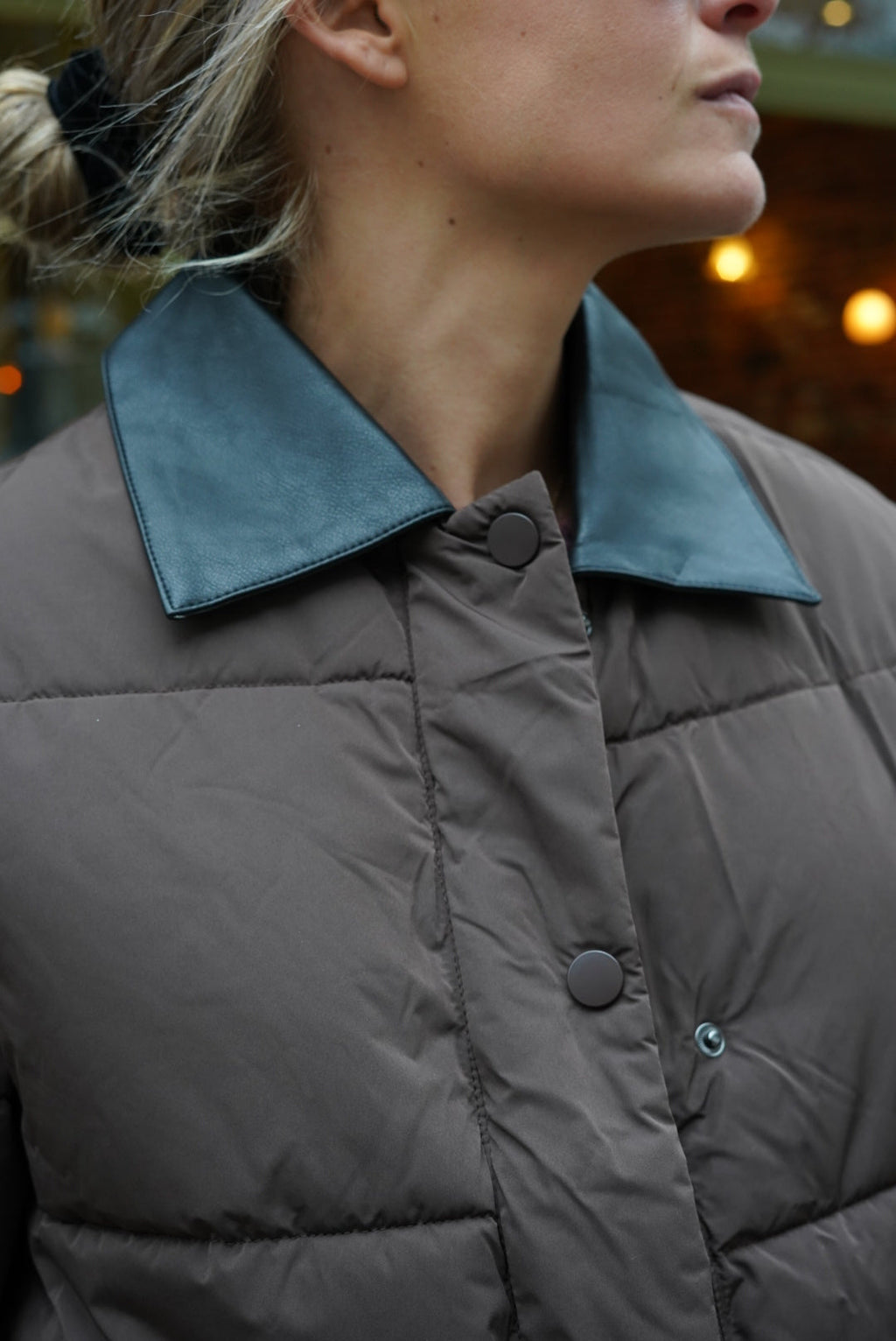 Eva Chocolate Down Jacket