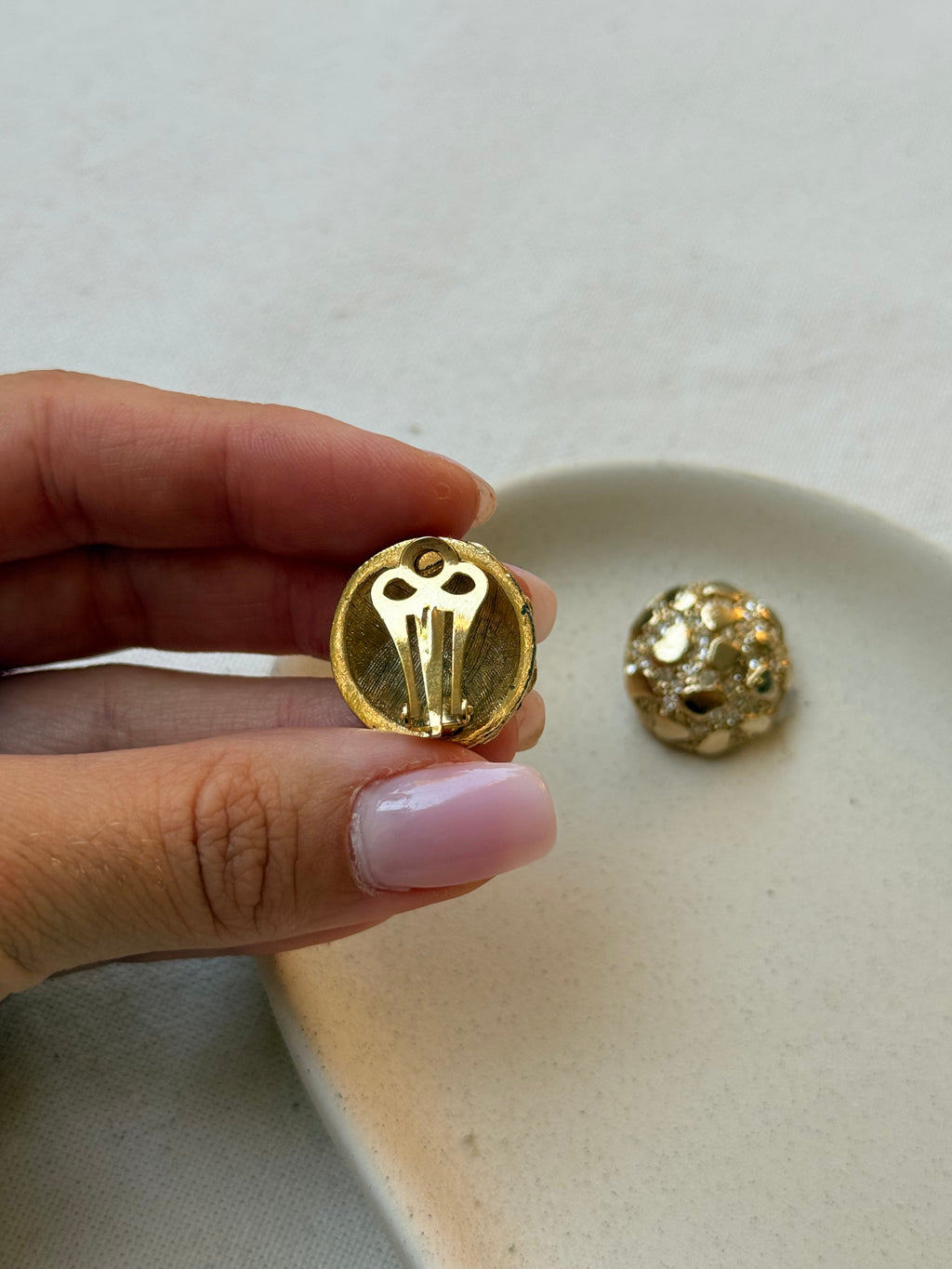Vintage Earrings - Gold Nuggets