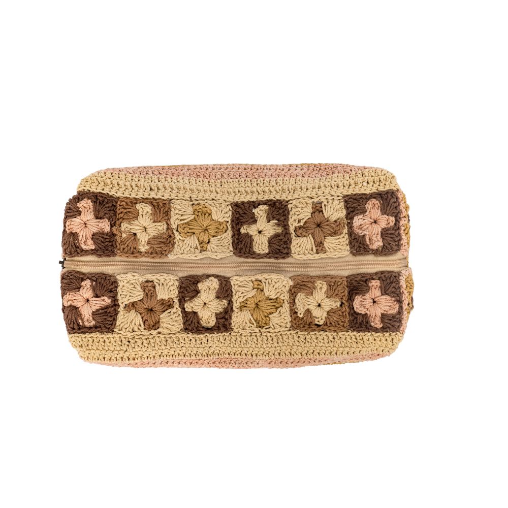 Grande Trousse En Crochet Fait Main - Multicouleurs