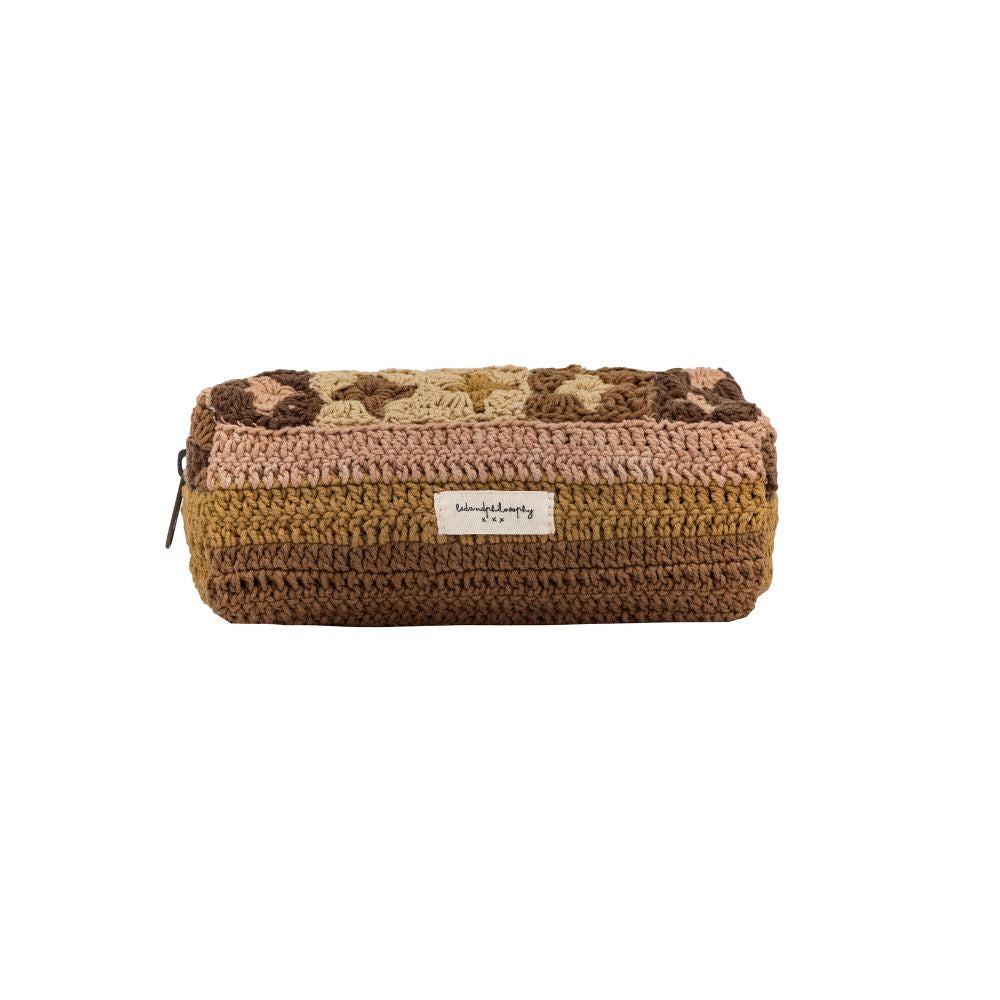 Trousse En Crochet Fait Main - Multicouleurs
