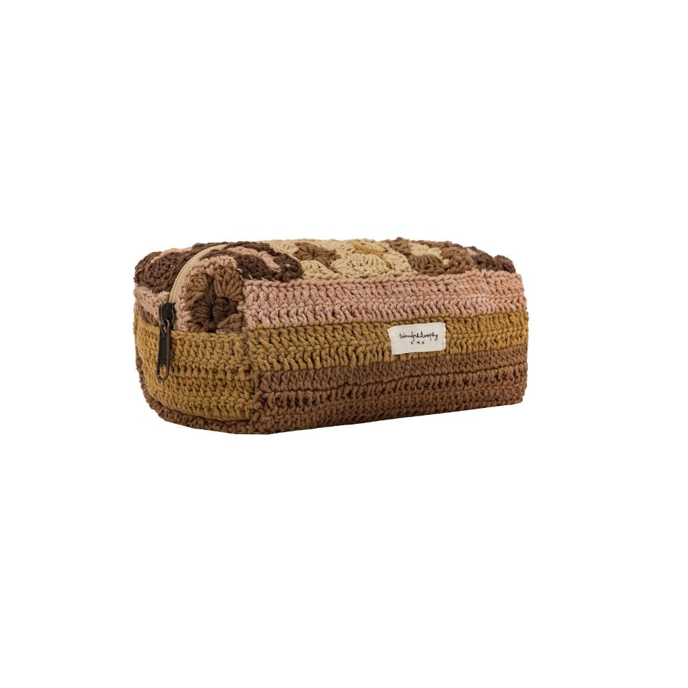 Trousse En Crochet Fait Main - Multicouleurs