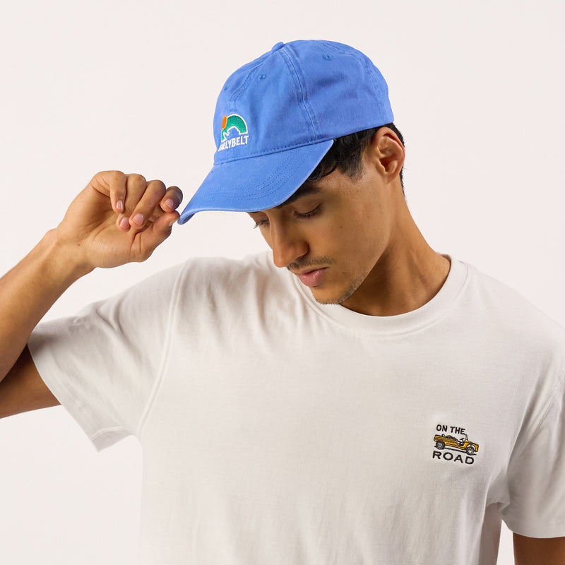 100% Cotton Cap - Sky Blue