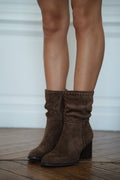 Bottines À Talons - Alizée Chocolat